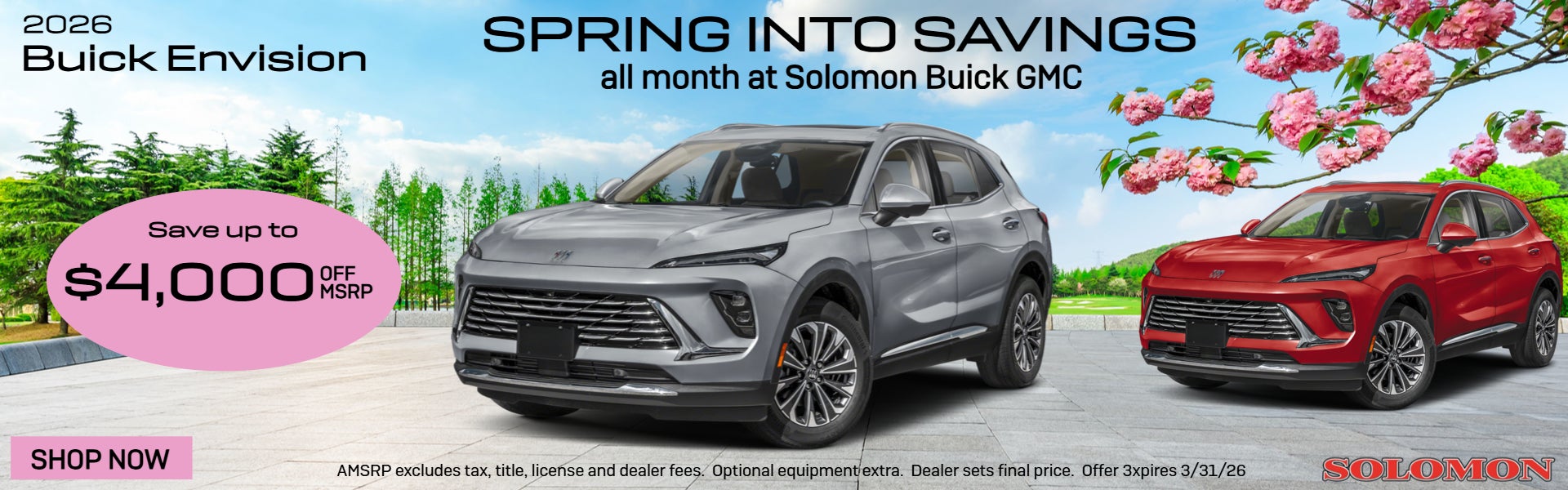 Save up up $4000 off MSRP